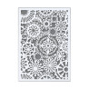 EFCO - Pochoir - Fleurs - DIN A5 - Lot de 1