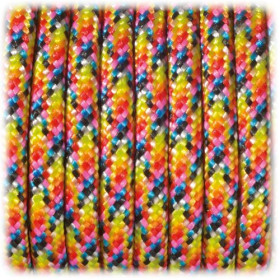 EFCO - Paracorde - Mélange de Couleurs - 4 mm X 4 m - 1 Pièce - Multicolore