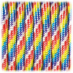 EFCO - Paracorde - Mélange de Couleurs - 4 mm X 4 m - 1 Pièce - Arc-en-Ciel