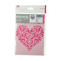 EFCO - Pochoir - Coeur - DIN A5 - Lot de 2