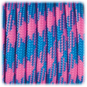 EFCO - Paracorde - Mélange de Couleurs - 4 mm X 4 m - 1 Pièce - Pink Bleu Azur