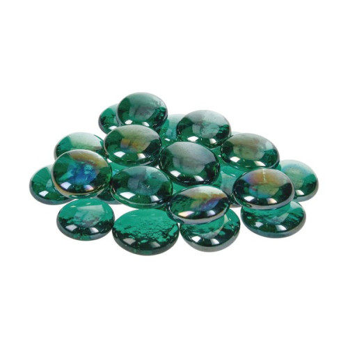 EFCO - Nuggets en Verre - 18 - 20 mm - 100 g / Env. 20 Pièces - Vert