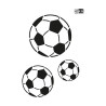 EFCO - Pochoir - Football - DIN A4 - Lot de 3