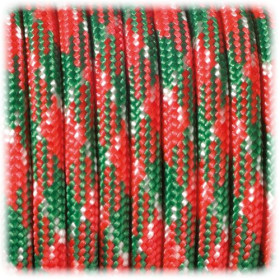 EFCO - Paracorde - Mélange de Couleurs - 4 mm X 4 m - 1 Pièce - Rouge Vert