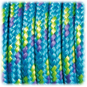 EFCO - Paracorde - Mélange de Couleurs - 2 mm X 4 m - 1 Pièce - Fuchsia Blanc Bleu