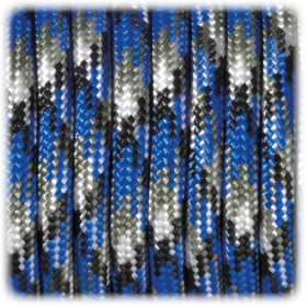 EFCO - Paracorde - Mélange de Couleurs - 4 mm X 4 m - 1 Pièce - Bleu
