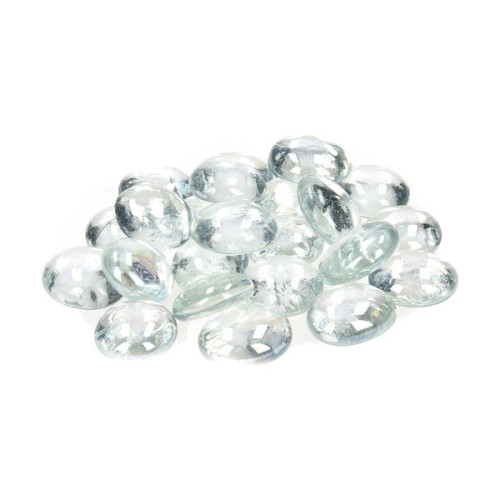 EFCO - Nuggets en Verre Irisé - 18 - 20 mm - 100 g / Env. 20 Pièces - Transparent