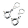 EFCO - Accessoire Bijoux - Fermoir à Ressort 925 / Lot de 2 - 6 mm - 2 Pièces - Argent 925