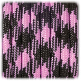 EFCO - Paracorde - Mélange de Couleurs - 4 mm X 4 m - 1 Pièce - Rose Pink Noir