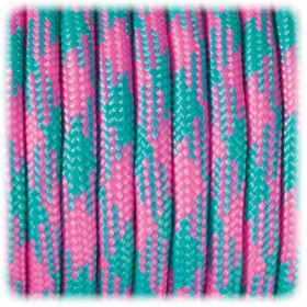 EFCO - Paracorde - Mélange de Couleurs - 4 mm X 4 m - 1 Pièce - Pink