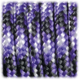 EFCO - Paracorde - Mélange de Couleurs - 2 mm X 4 m - 1 Pièce - Noir Mauve Blanc