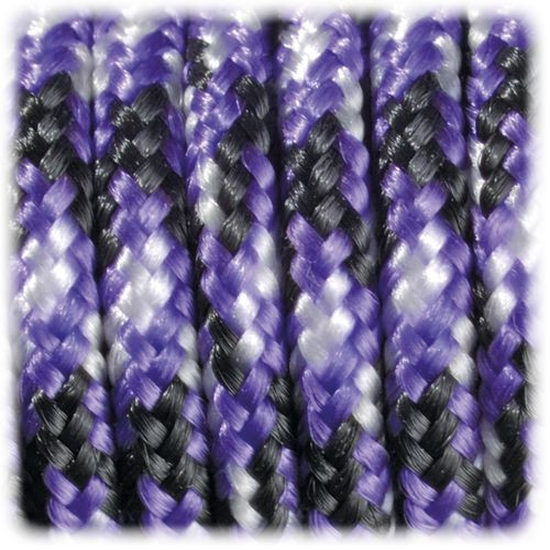 EFCO - Paracorde - Mélange de Couleurs - 2MM X 4M - 1 Pièce - Noir / Mauve / Blanc