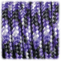 EFCO - Paracorde - Mélange de Couleurs - 2MM X 4M - 1 Pièce - Noir / Mauve / Blanc