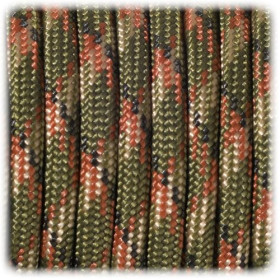 EFCO - Paracorde - Mélange de Couleurs - 4 mm X 4 m - 1 Pièce - Vert Olive