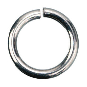 EFCO - Anneaux - Ronds - Ø10 mm - 100 Pièces - Couleur Argent