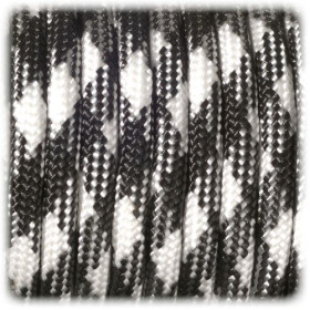 EFCO - Paracorde - Mélange de Couleurs - 4 mm X 4 m - 1 Pièce - Noir Blanc