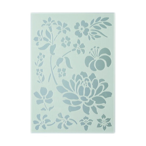 EFCO - Pochoir - Fleurs - DIN A5 - Lot de 10