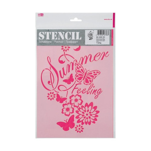 EFCO - Pochoir - Summer Feeling - DIN A4 - Lot de 1