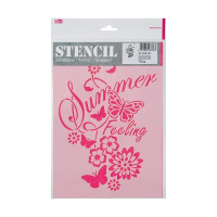 EFCO - Pochoir - Summer Feeling - DIN A4 - Lot de 1