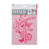 EFCO - Pochoir - Summer Feeling - DIN A4 - Lot de 1