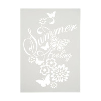 EFCO - Pochoir - Summer Feeling - DIN A4 - Lot de 1