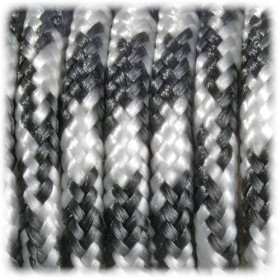 EFCO - Paracorde - Mélange de Couleurs - 2 mm X 4 m - 1 Pièce - Noir Blanc
