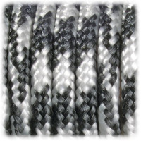 EFCO - Paracorde - Mélange de Couleurs - 2MM X 4M - 1 Pièce - Noir / Blanc