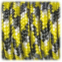 EFCO - Paracorde - Mélange de Couleurs - 2MM X 4M - 1 Pièce - Jaune / Noir / Blanc