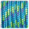 EFCO - Paracorde - Mélange de Couleurs - 2MM X 4M - 1 Pièce - Turquoise / Mauve / Vert Clair