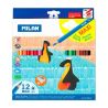 MILAN - Box of 12 Coloured Pencils - MAXI Triangular