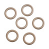 EFCO - Anneaux en Bois de Hêtre - Ø56 mm - 6 Pièces - Brut