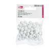 EFCO - Perles en Bois - Diamètre de Perçage 2,5 mm - 10 mm - 53 Pièces - Blanc