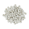 EFCO - Perles en Bois - Diamètre de Perçage 2,5 mm - 10 mm - 53 Pièces - Blanc