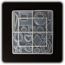 PENTART - Silicone Resin Mould - Earrings and Pendants