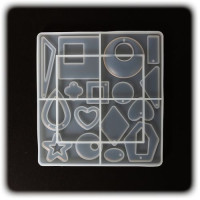 PENTART - Silicone Resin Mould - Earrings and Pendants