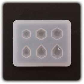 PENTART - Silicone Resin Mould - Hexagon 4x5x0,5