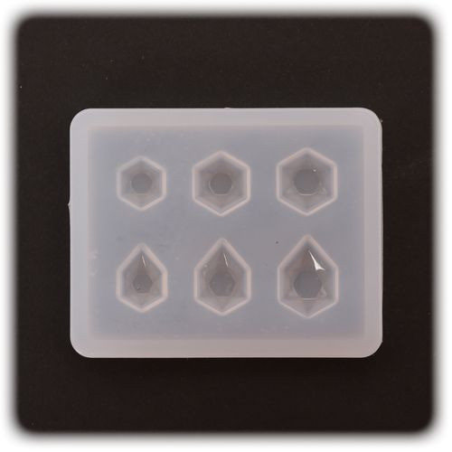 PENTART - Silicone Resin Mould - Hexagon 4x5x0,5