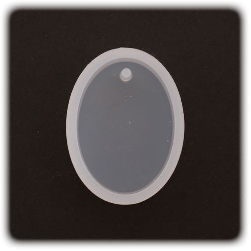 PENTART - Silicone Resin Mould - Oval 2,2x2,9x0,8