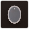 PENTART - Moule Silicone Résine - Ovale 2,2x2,9x0,8