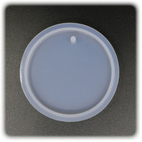 PENTART - Moule Silicone Résine - Rond 7x1,2