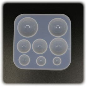PENTART - Silicone Resin Mould - Round 8x8,4x1,5