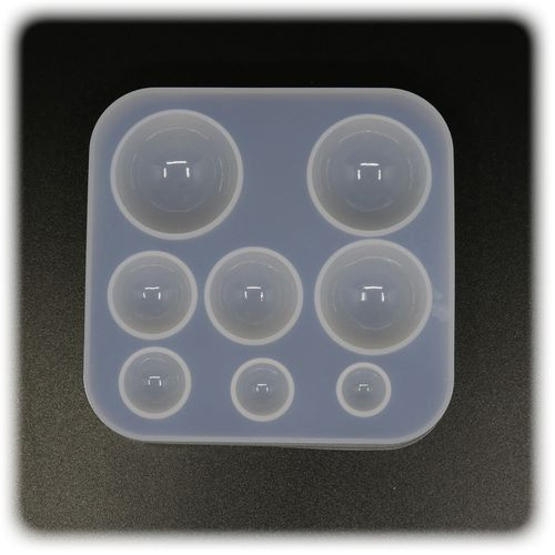 PENTART - Silicone Resin Mould - Round 8x8,4x1,5