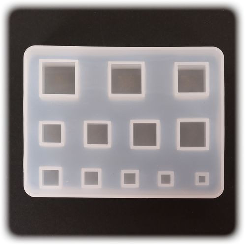 PENTART - Silicone Resin Mould - Square 6,6x8,6x1,6