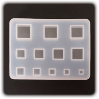 PENTART - Silicone Resin Mould - Square 6,6x8,6x1,6