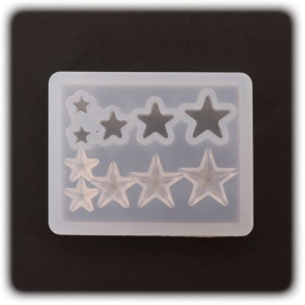 PENTART - Silicone Resin Mould - Star 4x5x0,8