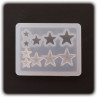 PENTART - Silicone Resin Mould - Star 4x5x0,8