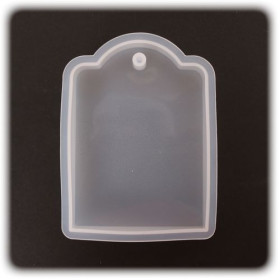 PENTART - Silicone Resin Mould - Tag 6,8x9x1,2