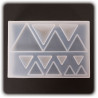 PENTART - Silicone Resin Mould - Triangular 6,4x9x2,2