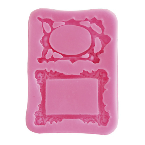 PENTART - Silicone Resin Mould - 2 Frames 10x7x1