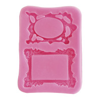 PENTART - Silicone Resin Mould - 2 Frames 10x7x1